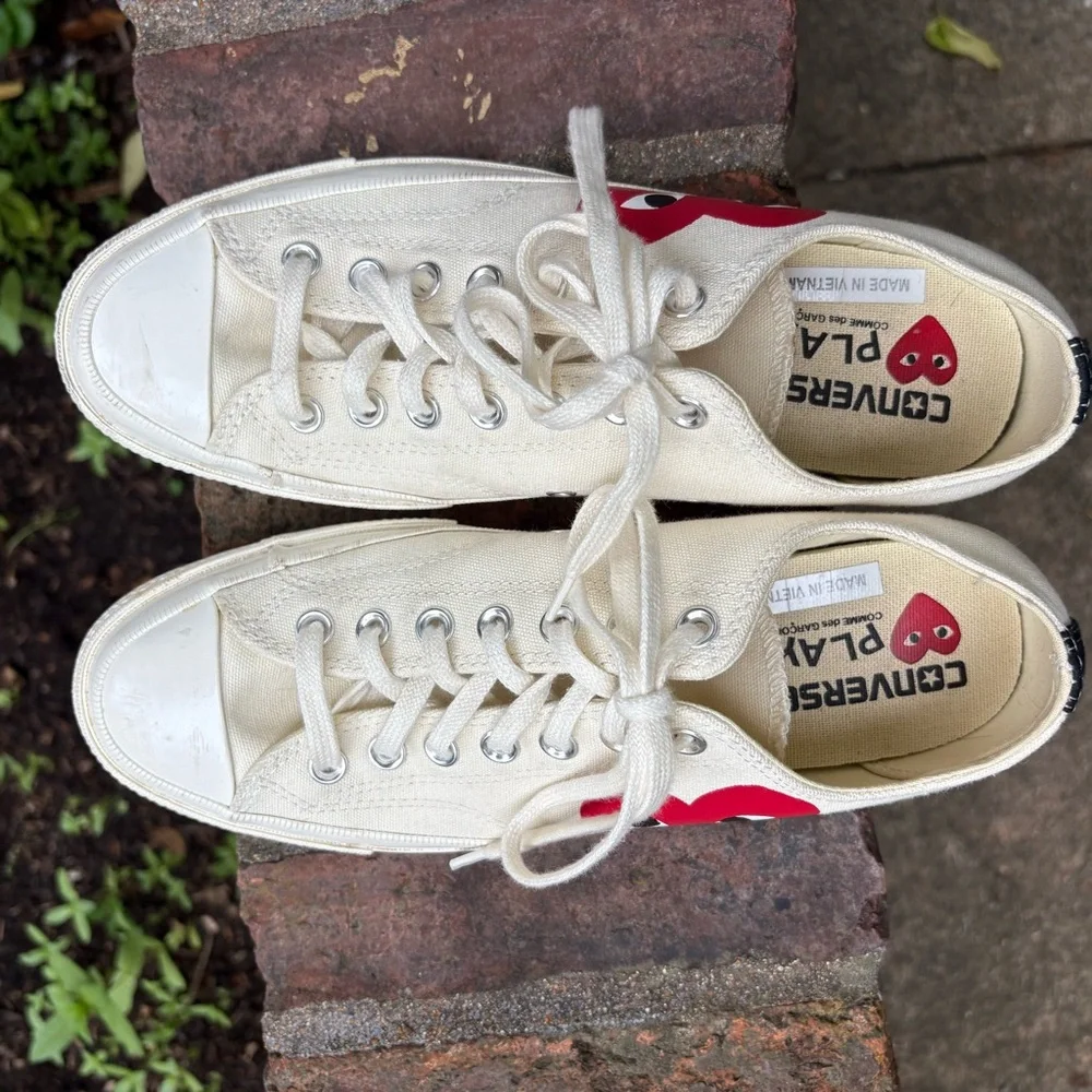 Comme des Garçons PLAY x Converse Chuck 70 Low sneakers Size 11 (W) Size 9 (M)